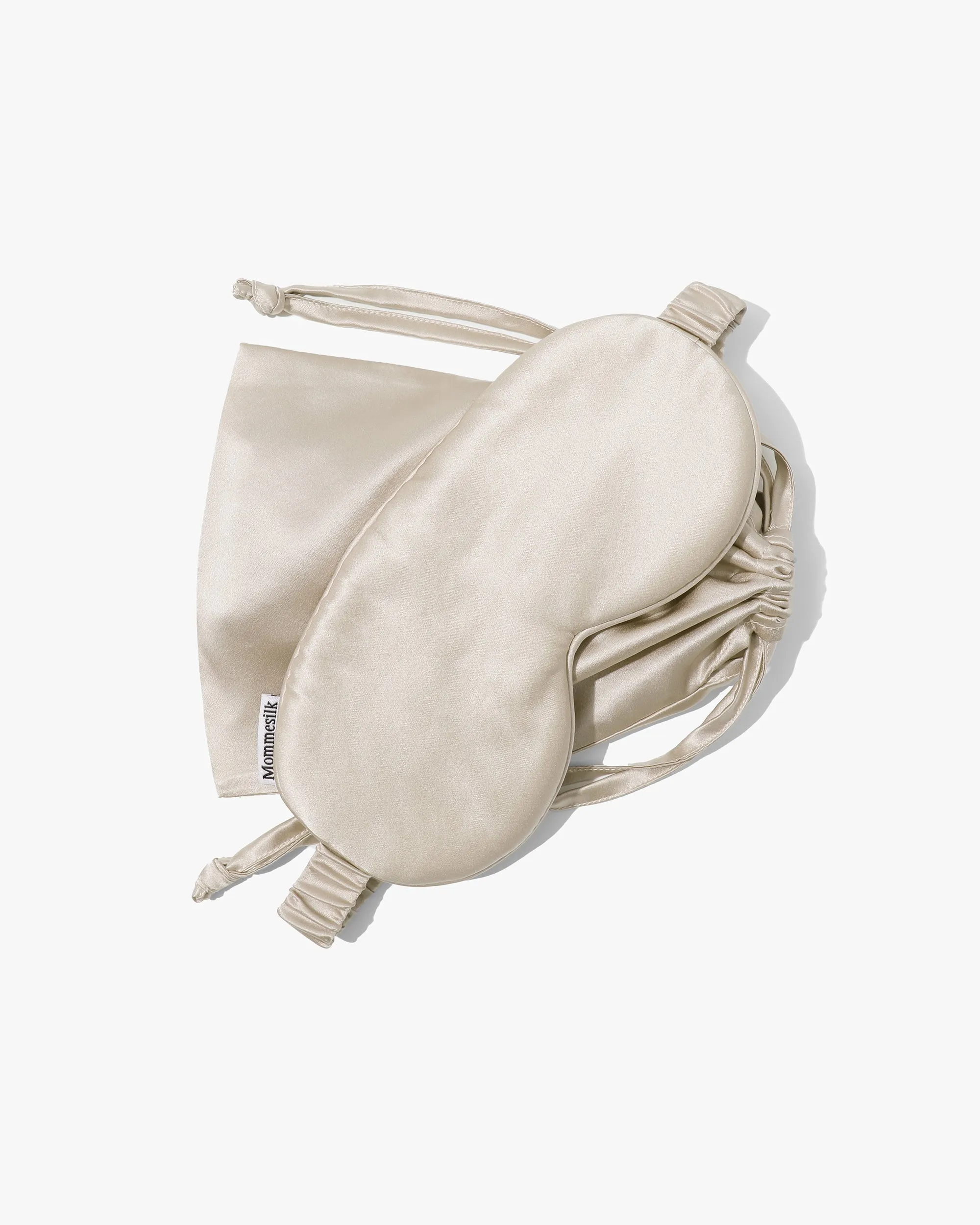 22 MM Silk Eye Mask - With Silk Drawstring Bag