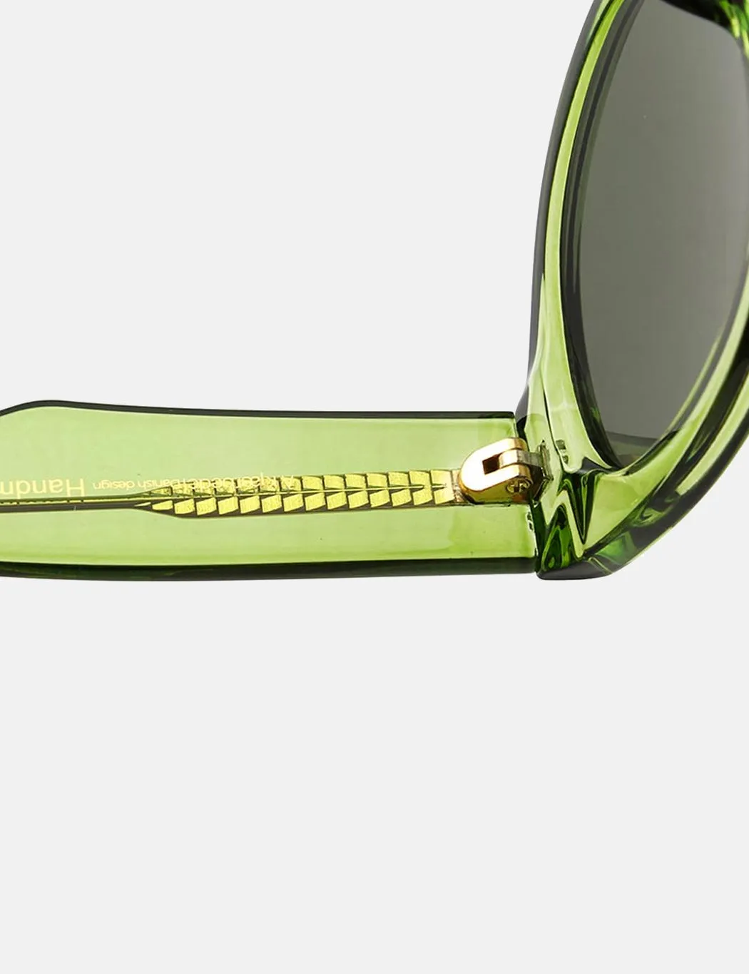 A. Kjaerbede Winnie Sunglasses - Light Olive Transparent