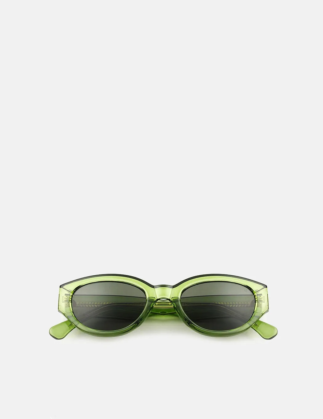 A. Kjaerbede Winnie Sunglasses - Light Olive Transparent