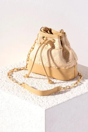 Adrienne Bucket Bag in Natural