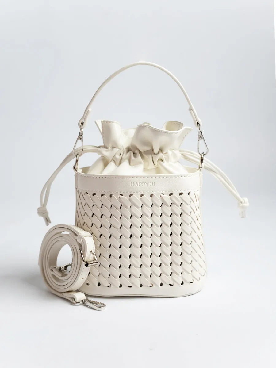 Ally Drawstring Bucket Bag