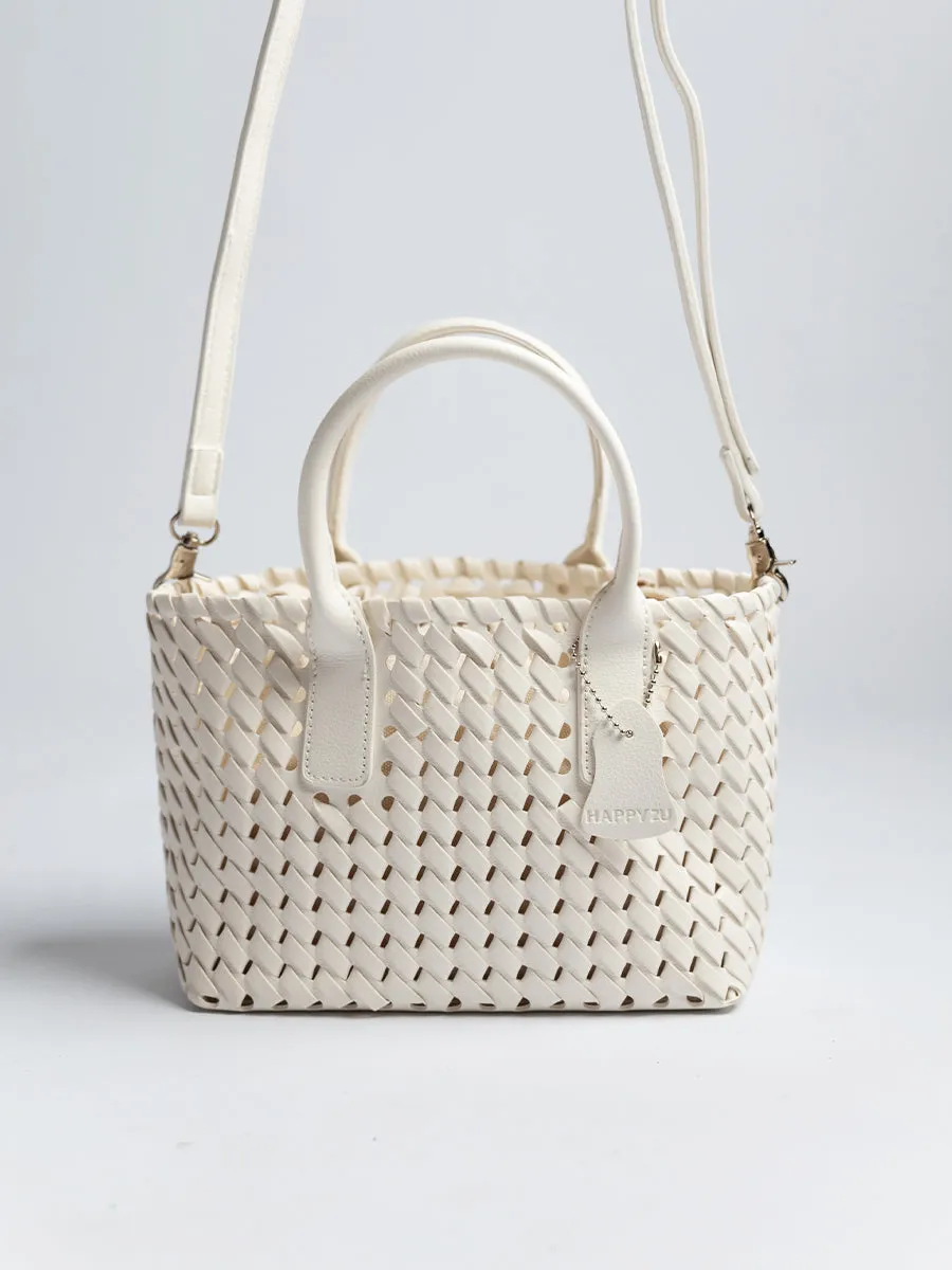 Alyna Weave Bucket Bag