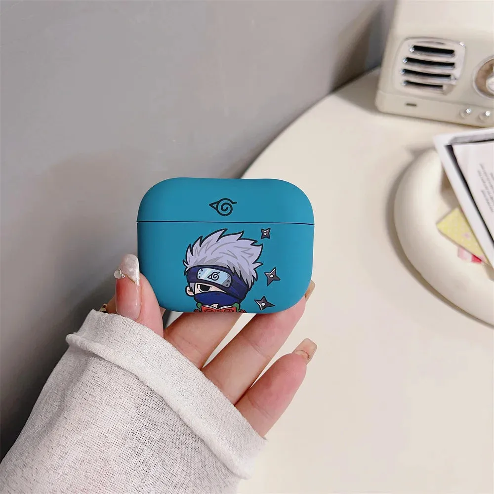 Anime Naruto Wireless Bluetooth Earphone Case For Apple AirPods 1 2 3 Pro Itachi Sasuke Cover Headset Headphone Funda