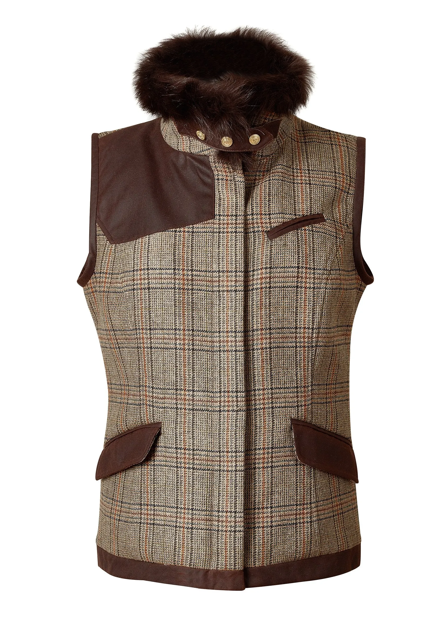 Aviator Gilet (Bourbon Tweed)