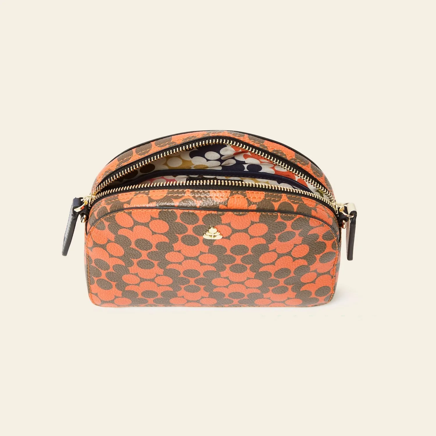 Babaluna Crossbody - Tomato Puzzle Flower