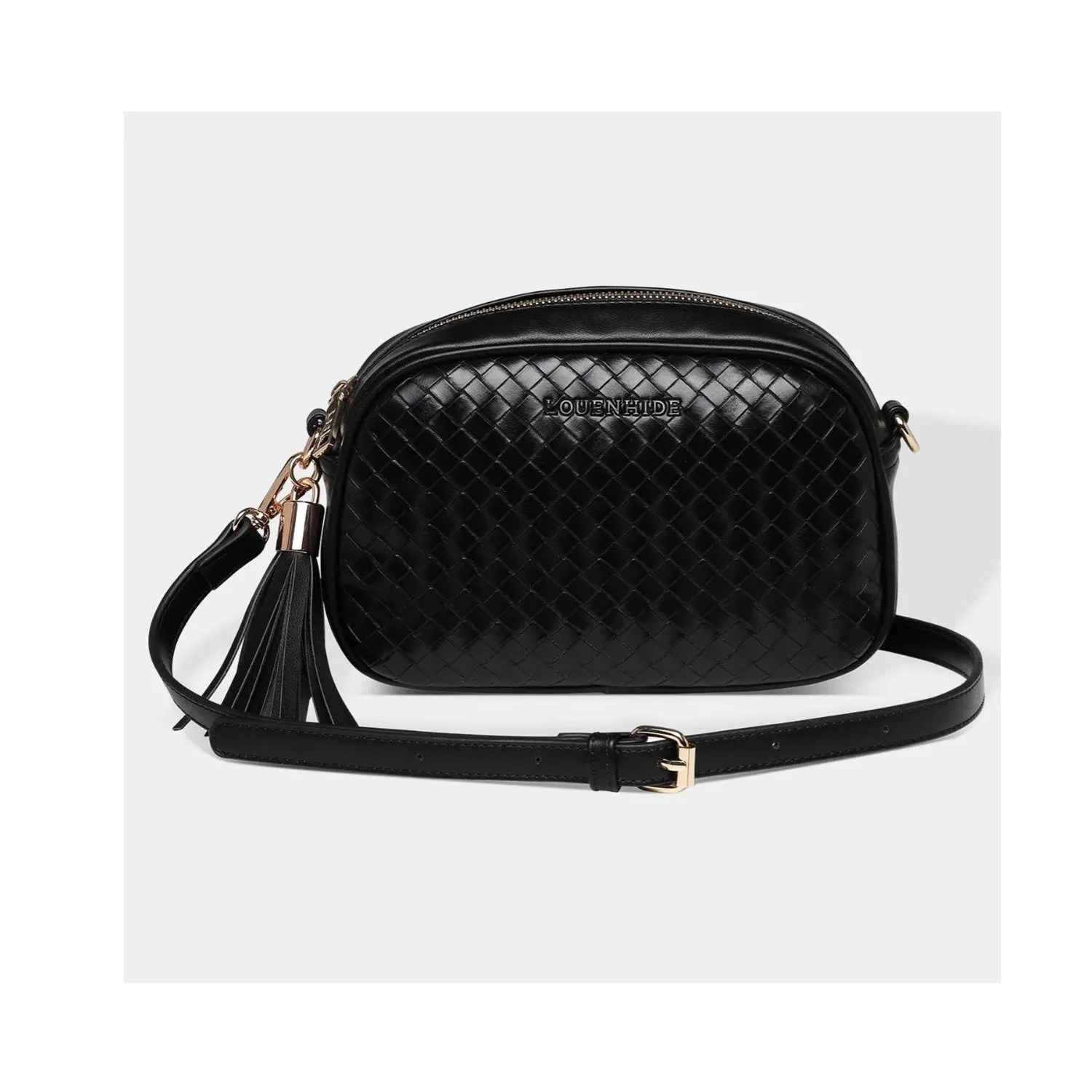 Bag Crossbody Jacinta Woven - Black