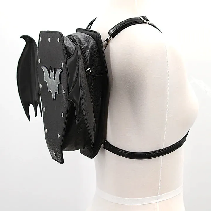 Bat Coffin Crossbody Purse