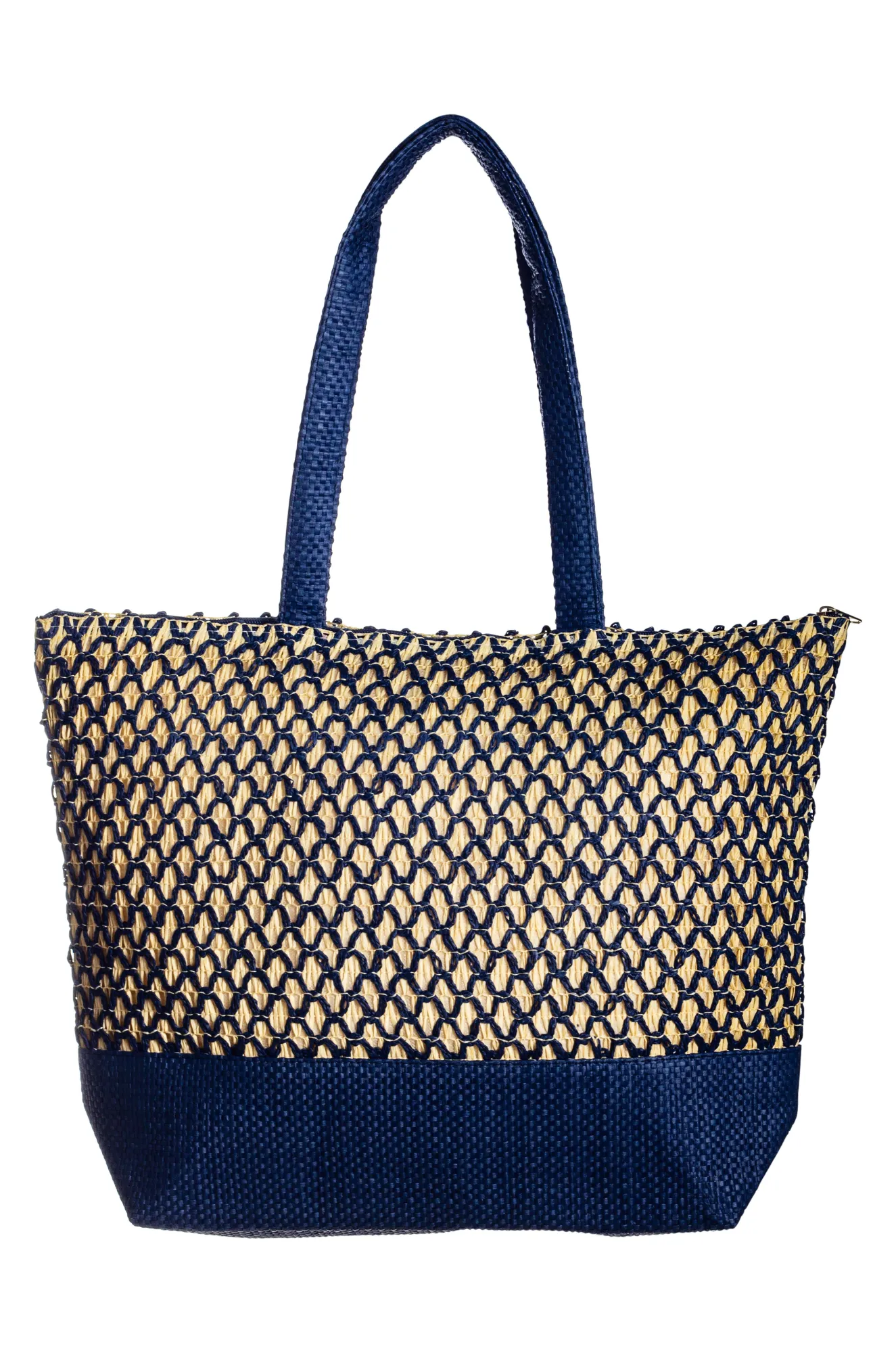 Beach Bag with lining | NAVY | 0562YY