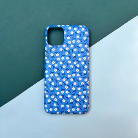 Blue Floral Hard Case