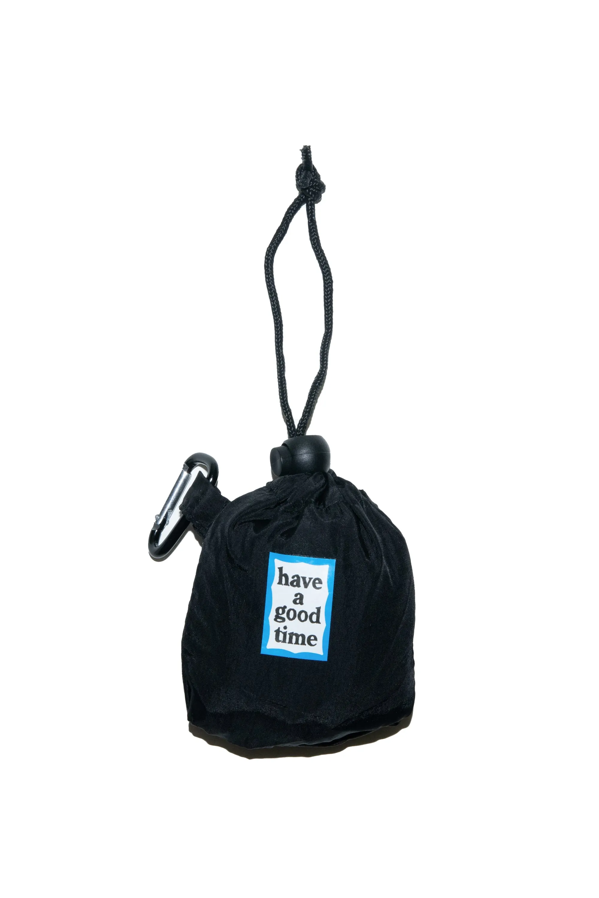 BLUE FRAME POCKETABLE ECO BAG BLACK