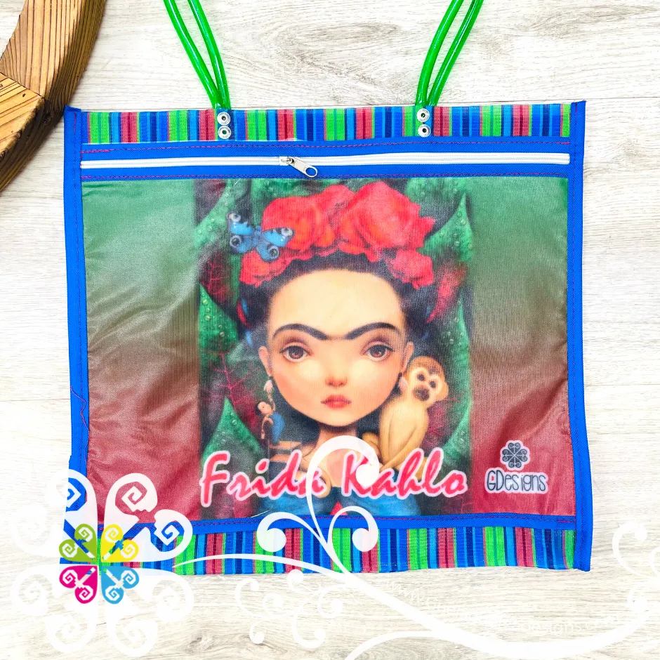 Blue Mix Large Frida - Shopping Morral