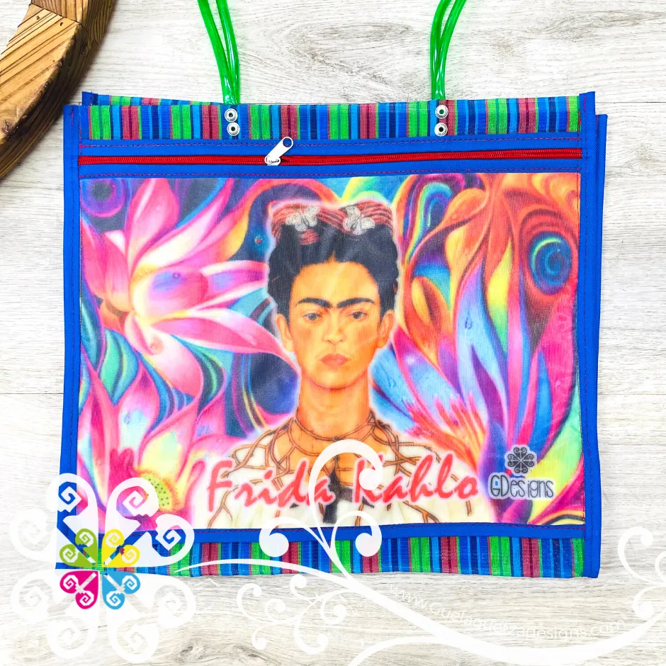 Blue Mix Large Frida - Shopping Morral