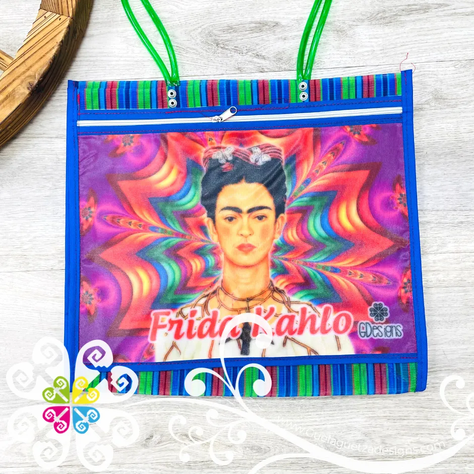 Blue Mix Large Frida - Shopping Morral