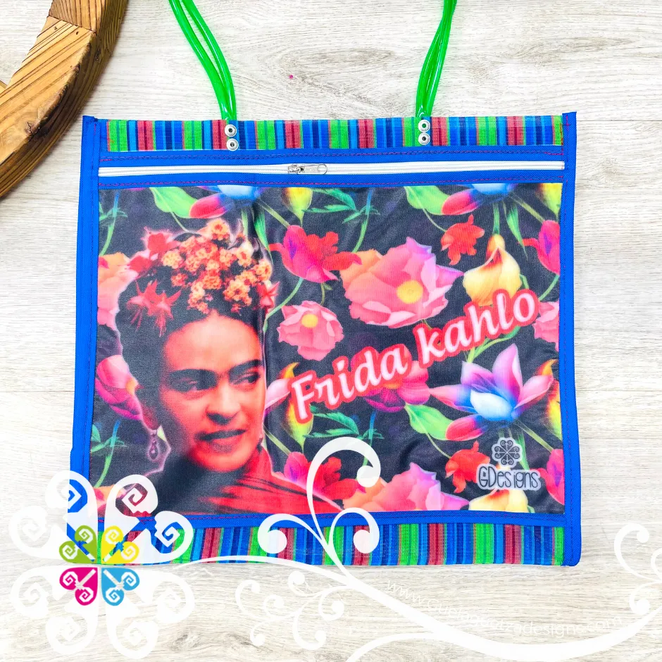 Blue Mix Large Frida - Shopping Morral