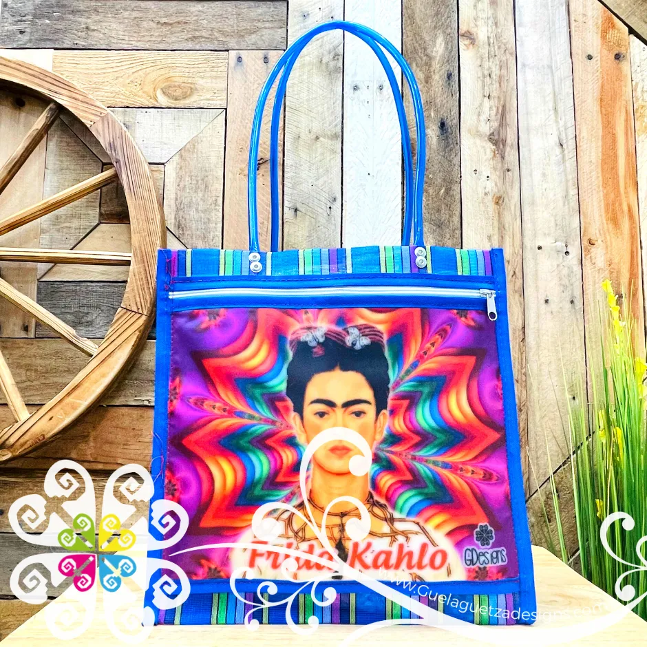 Blue Mix Large Frida - Shopping Morral