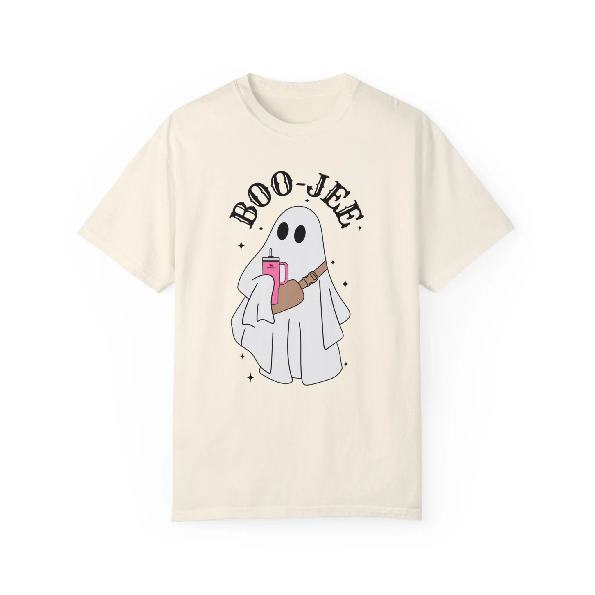 BooJee Garment-Dyed T-shirt | Boo-Jee Funny Halloween Fall Shirt | Comfort Colors Tee