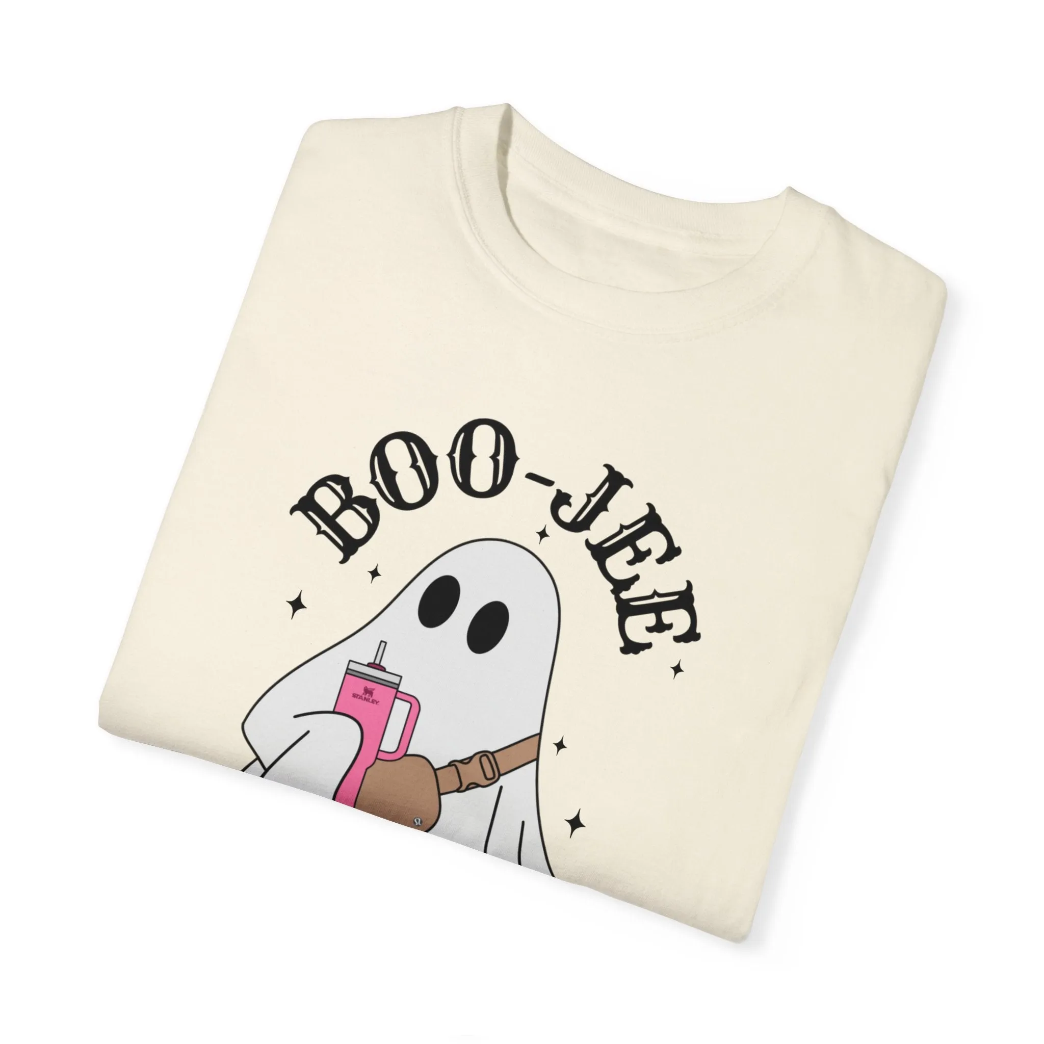 BooJee Garment-Dyed T-shirt | Boo-Jee Funny Halloween Fall Shirt | Comfort Colors Tee