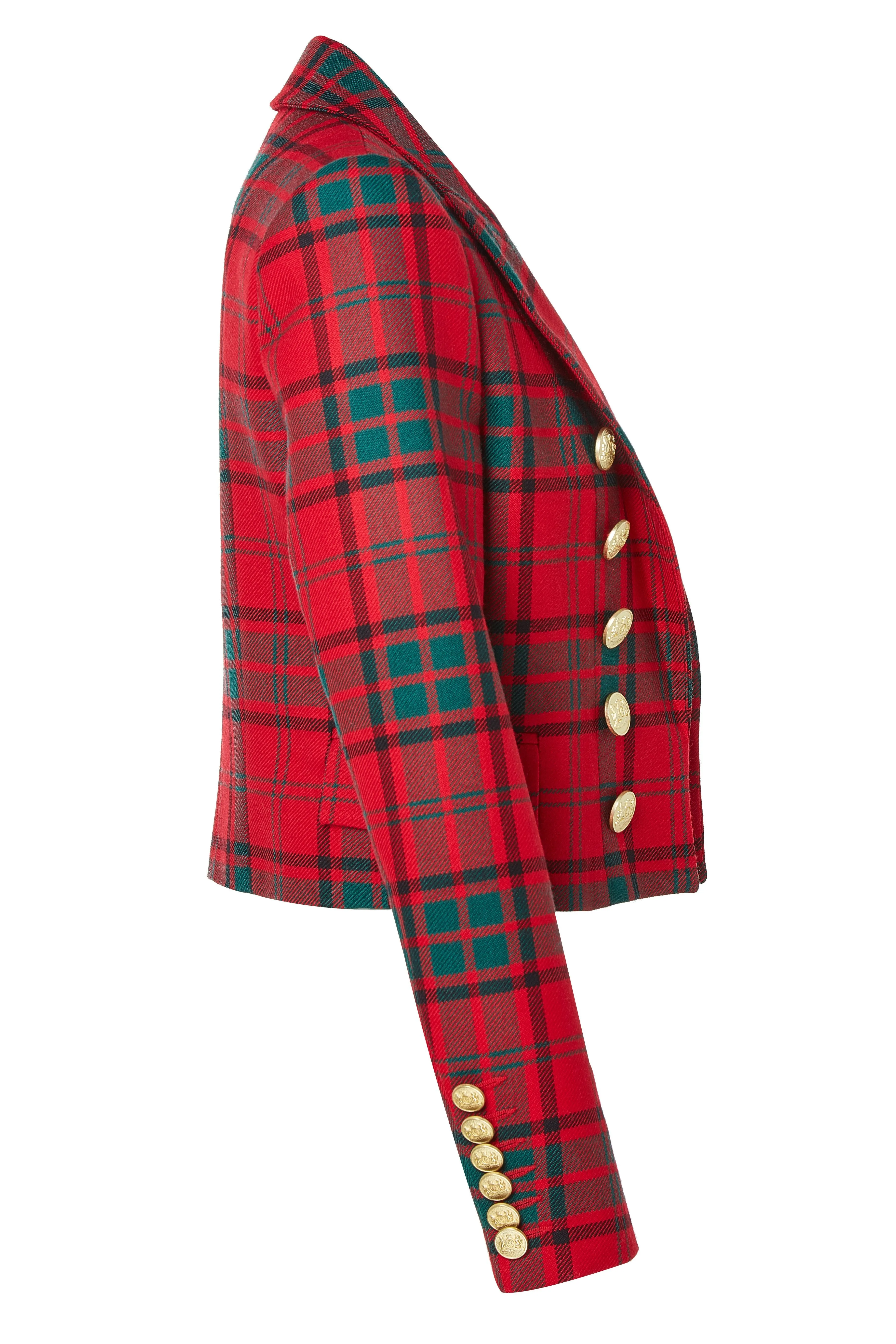 Brompton Jacket (Red Tartan)