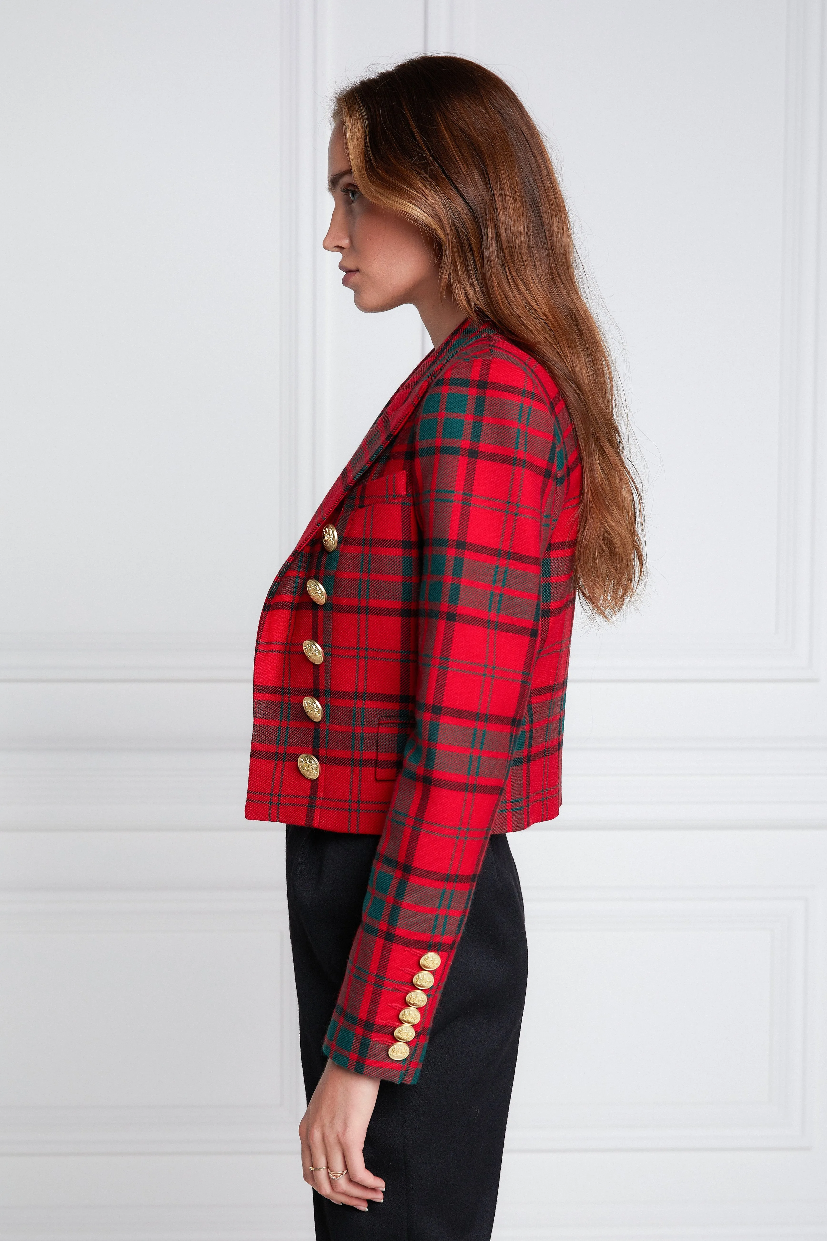 Brompton Jacket (Red Tartan)