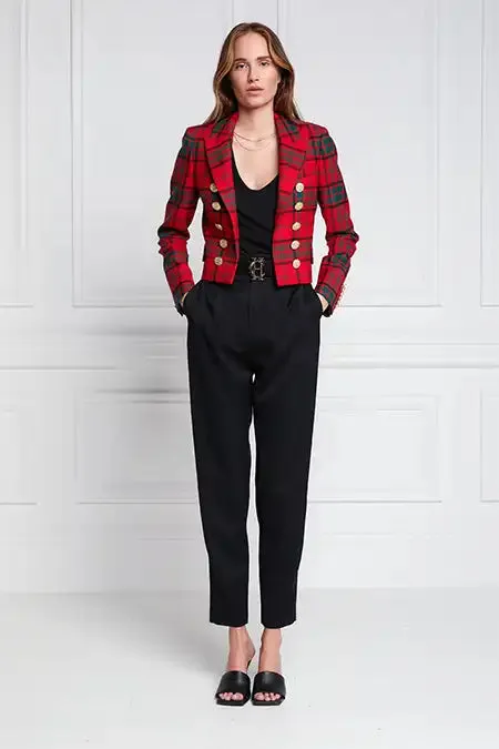 Brompton Jacket (Red Tartan)