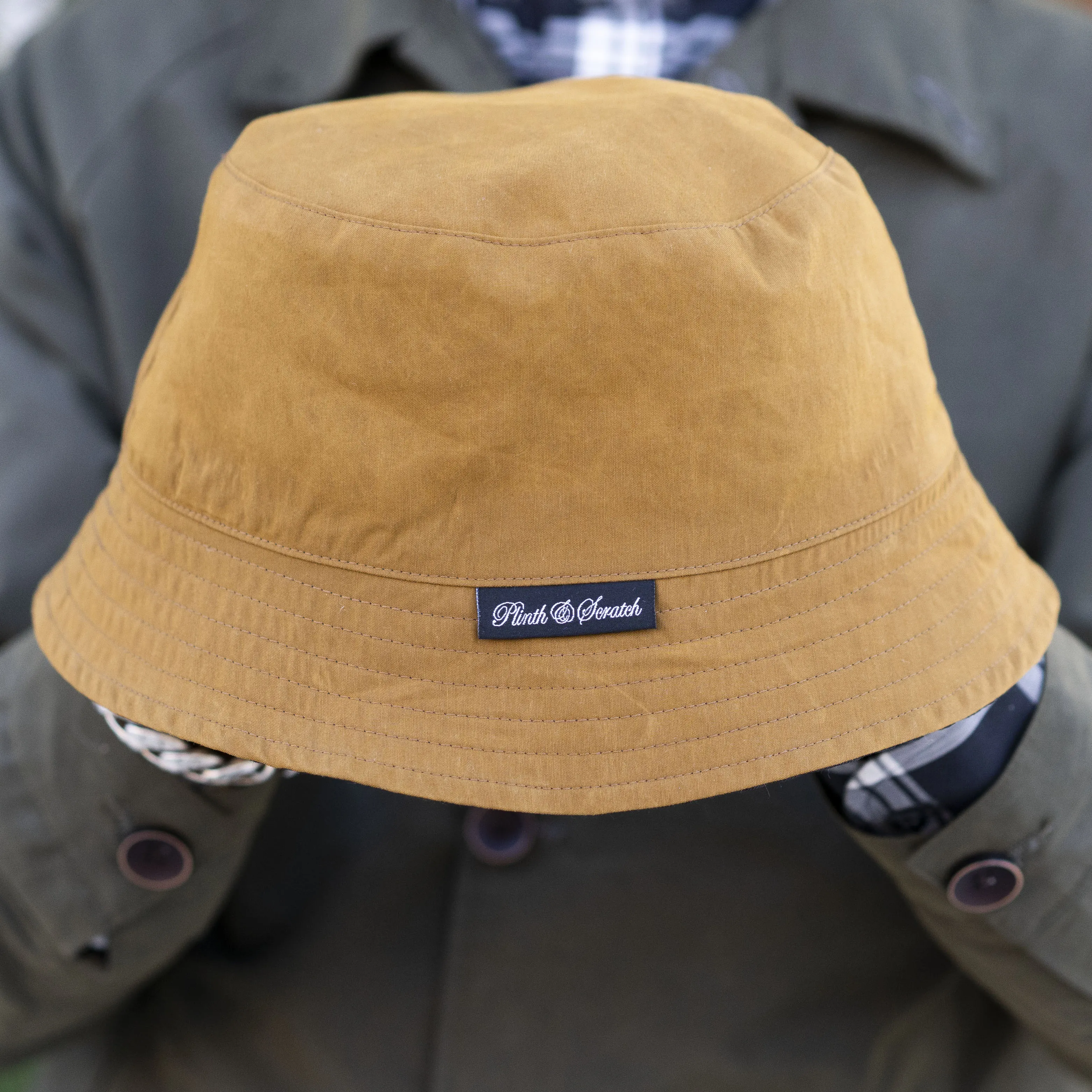 Cali Gold Wax Cotton Nylon Poplin Joyride Bucket Hat