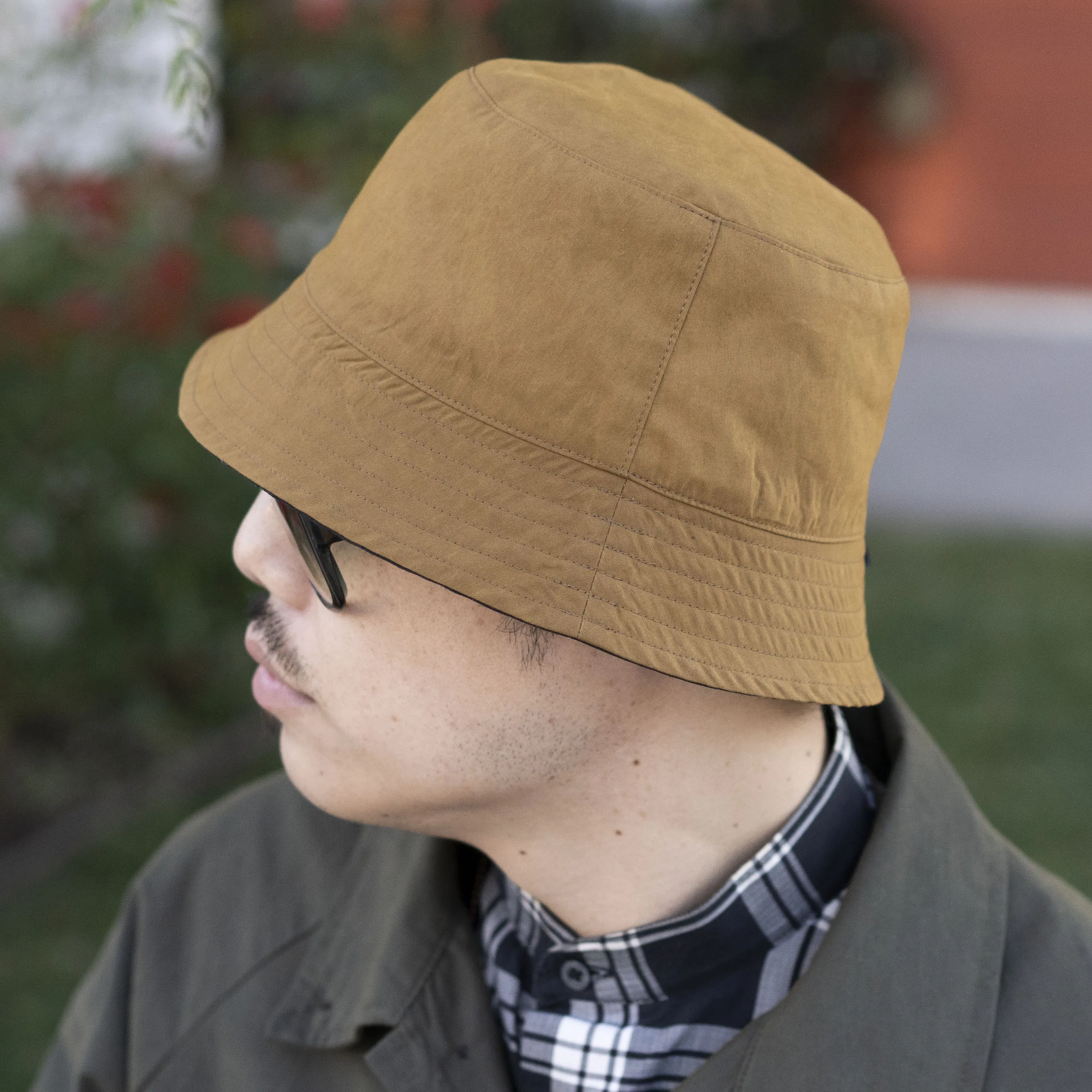 Cali Gold Wax Cotton Nylon Poplin Joyride Bucket Hat