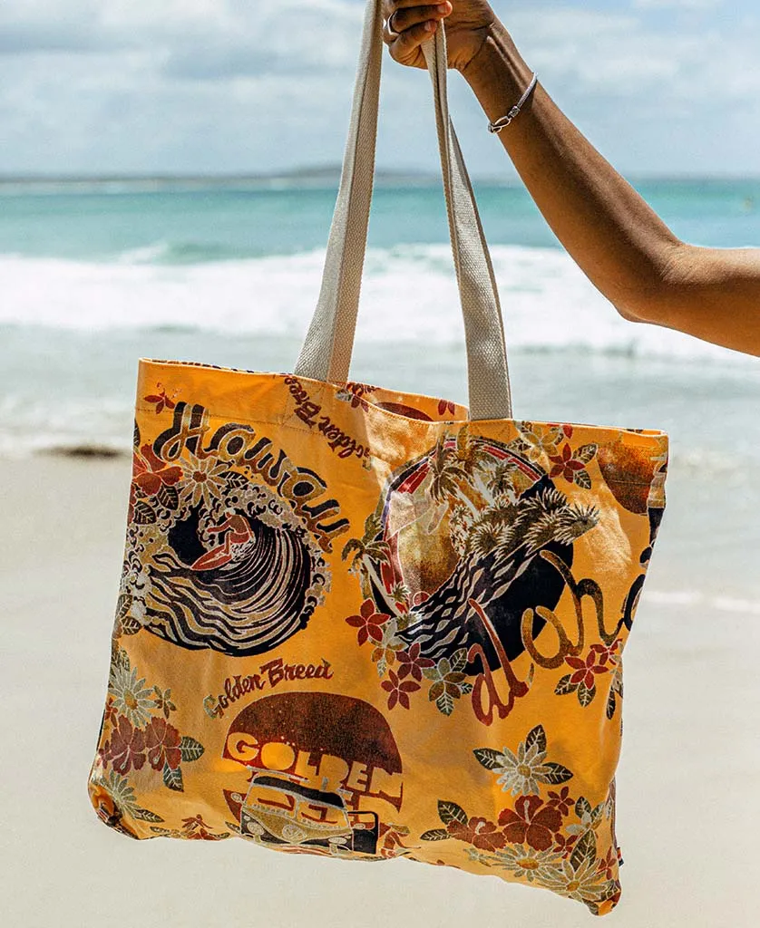 Canvas Beach Bag Maui | Wash Orange