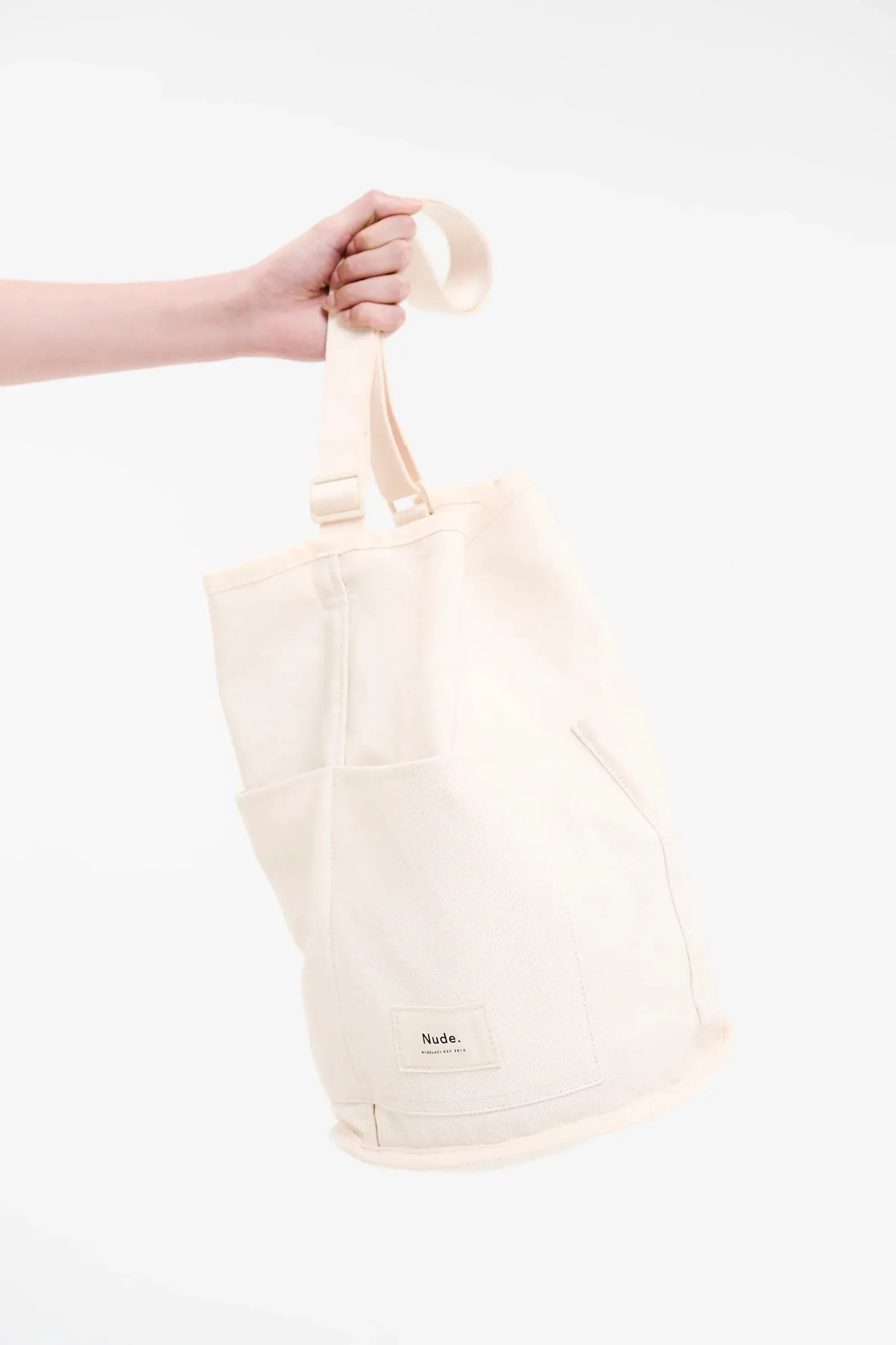 Canvas Bucket Bag Cloud