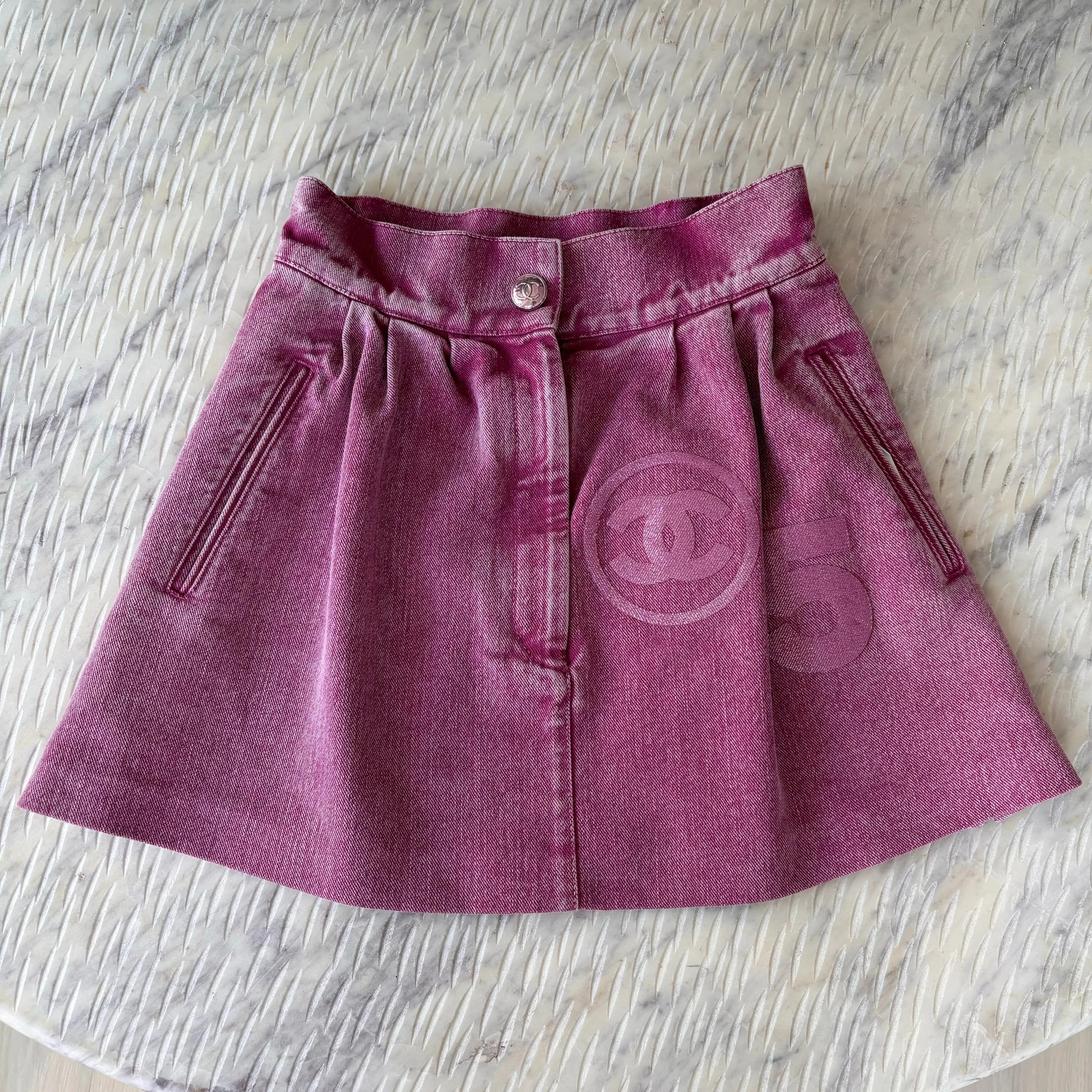 Chanel Denim Skirt