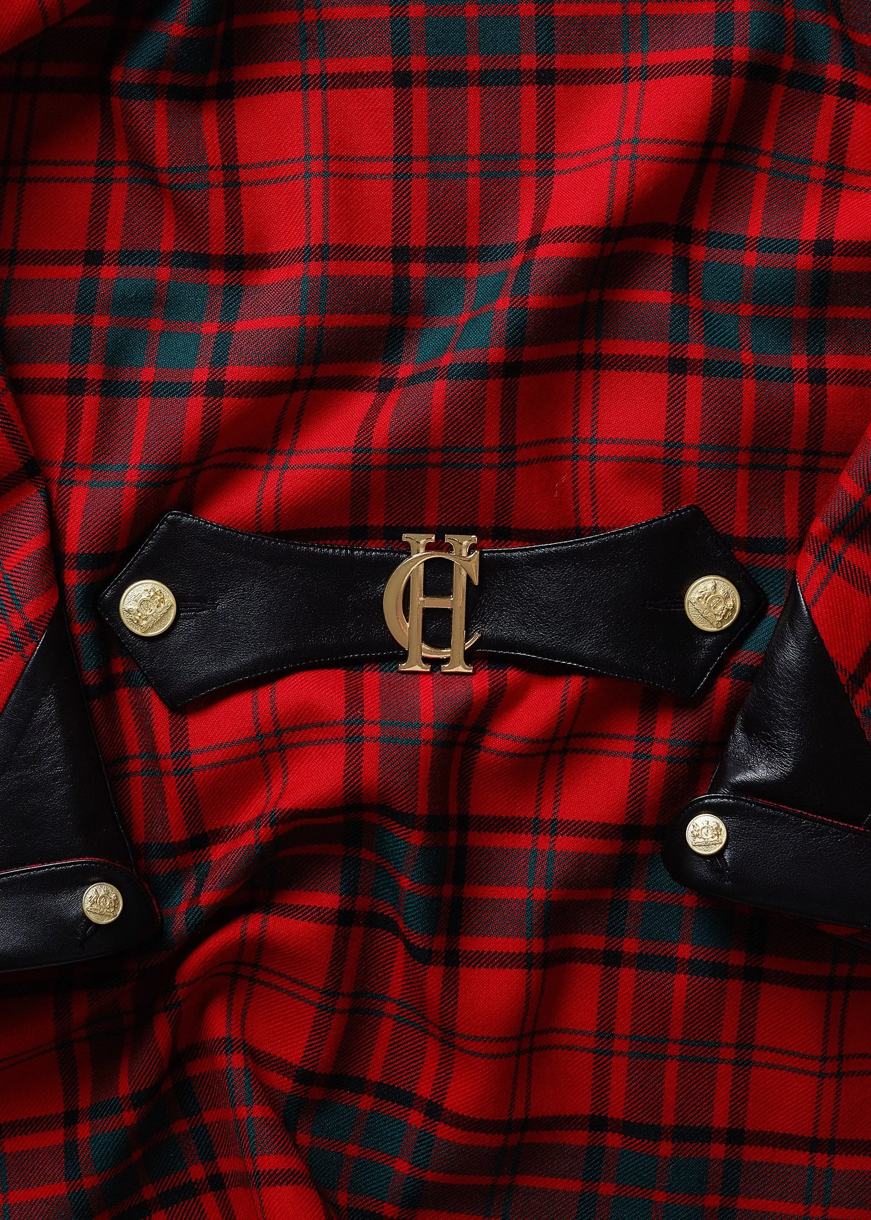 Chiltern Cape (Red Tartan)