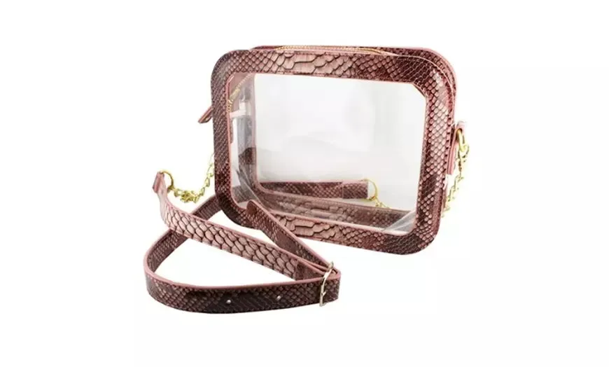 Clear Camera Crossbody Bag