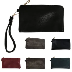 CLEARANCE WRISTLET / CLUTCH BAG (CASE OF 48 - $1.50 / PIECE)  Wholesale Wristlet / Clutch in Assorted Colors SKU: 7307-DK-48