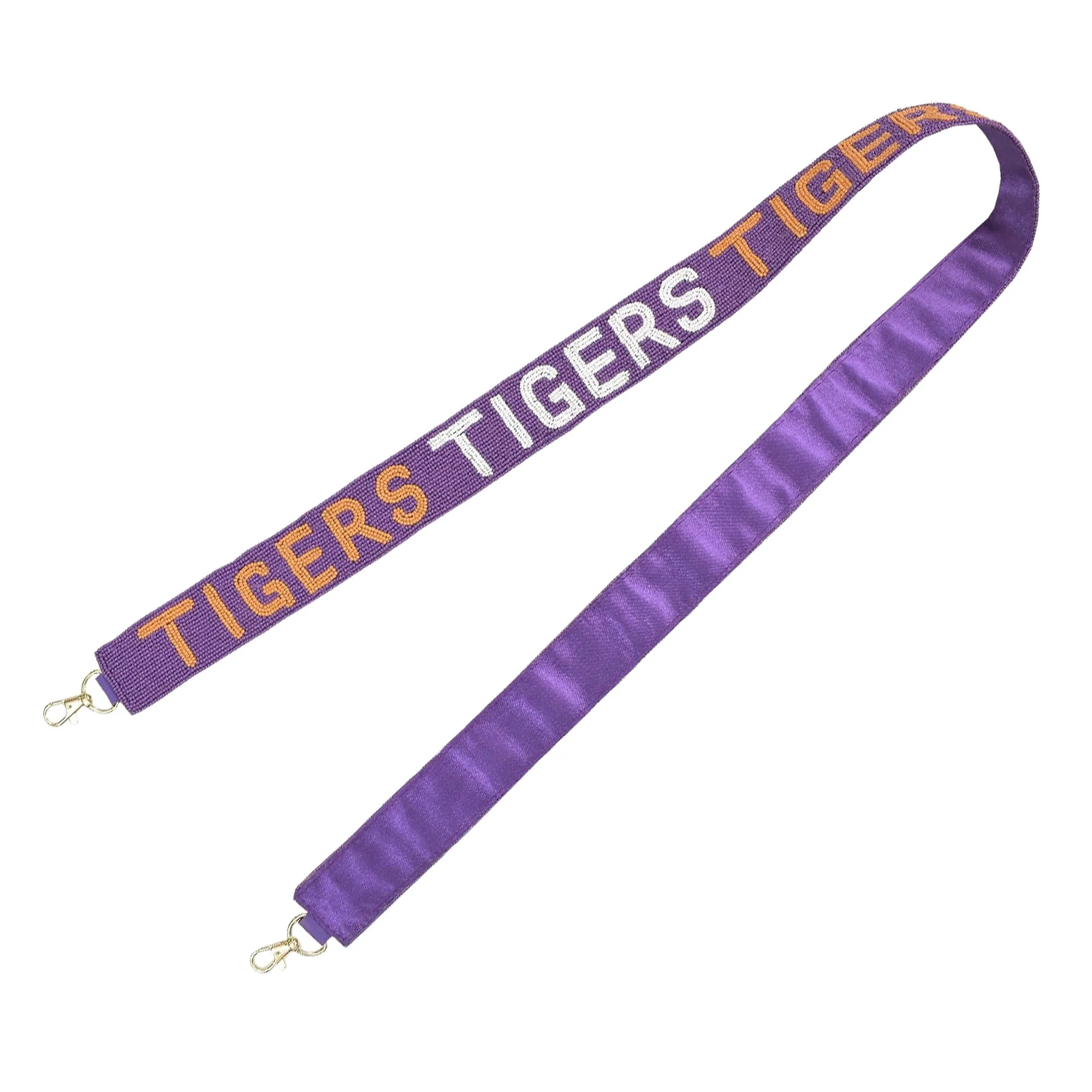 Clemson - Beaded Purse Strap