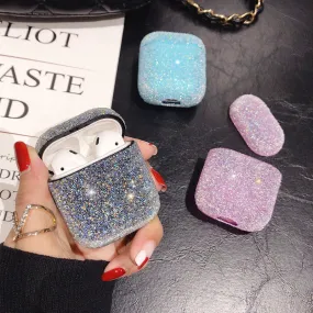 Crystal Glitter Sequins Hard Case For Airpods case