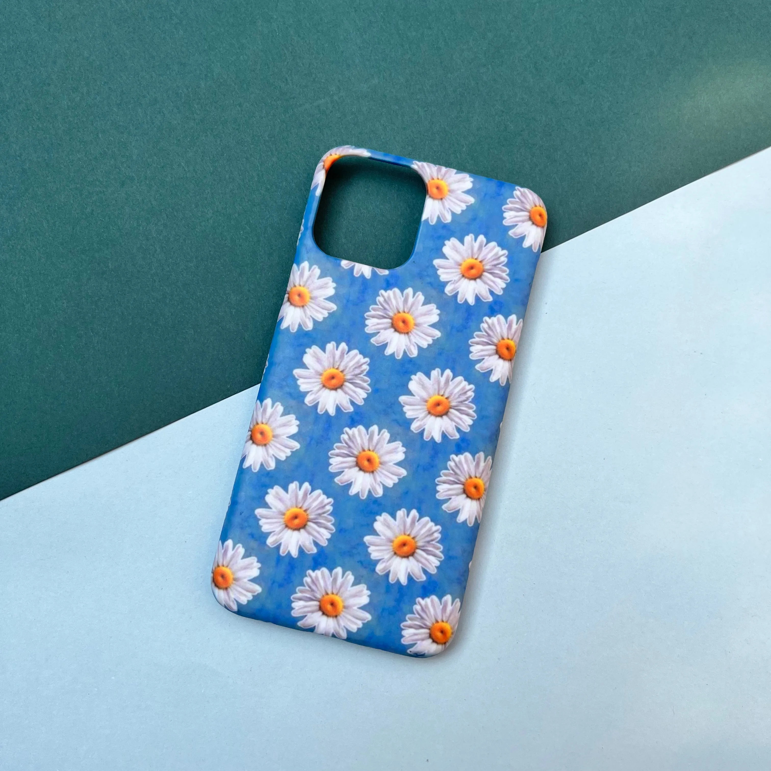 Daisies Blue Hard Case