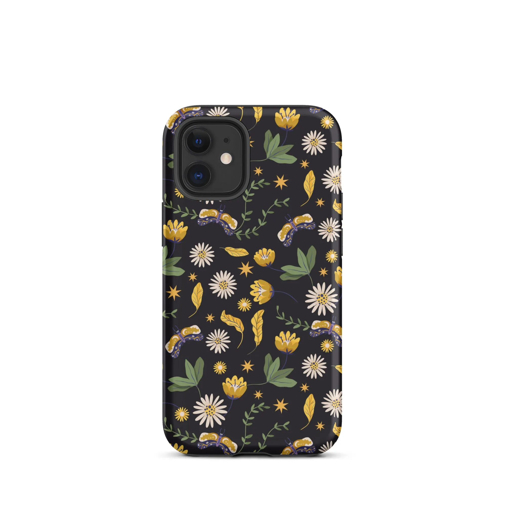 Dark Skies, Bright Blooms iPhone Case