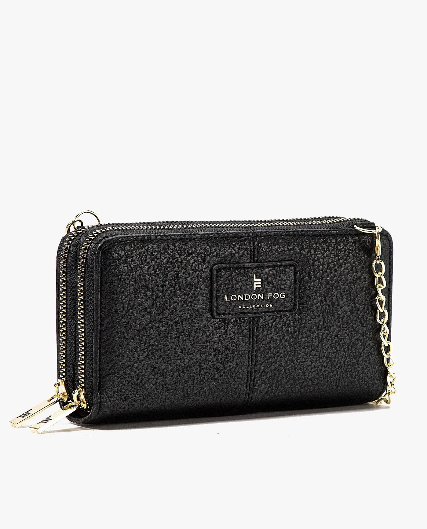 DIANA PEBBLE DOUBLE ZIP CROSSBODY BAG AND WALLET COMBO