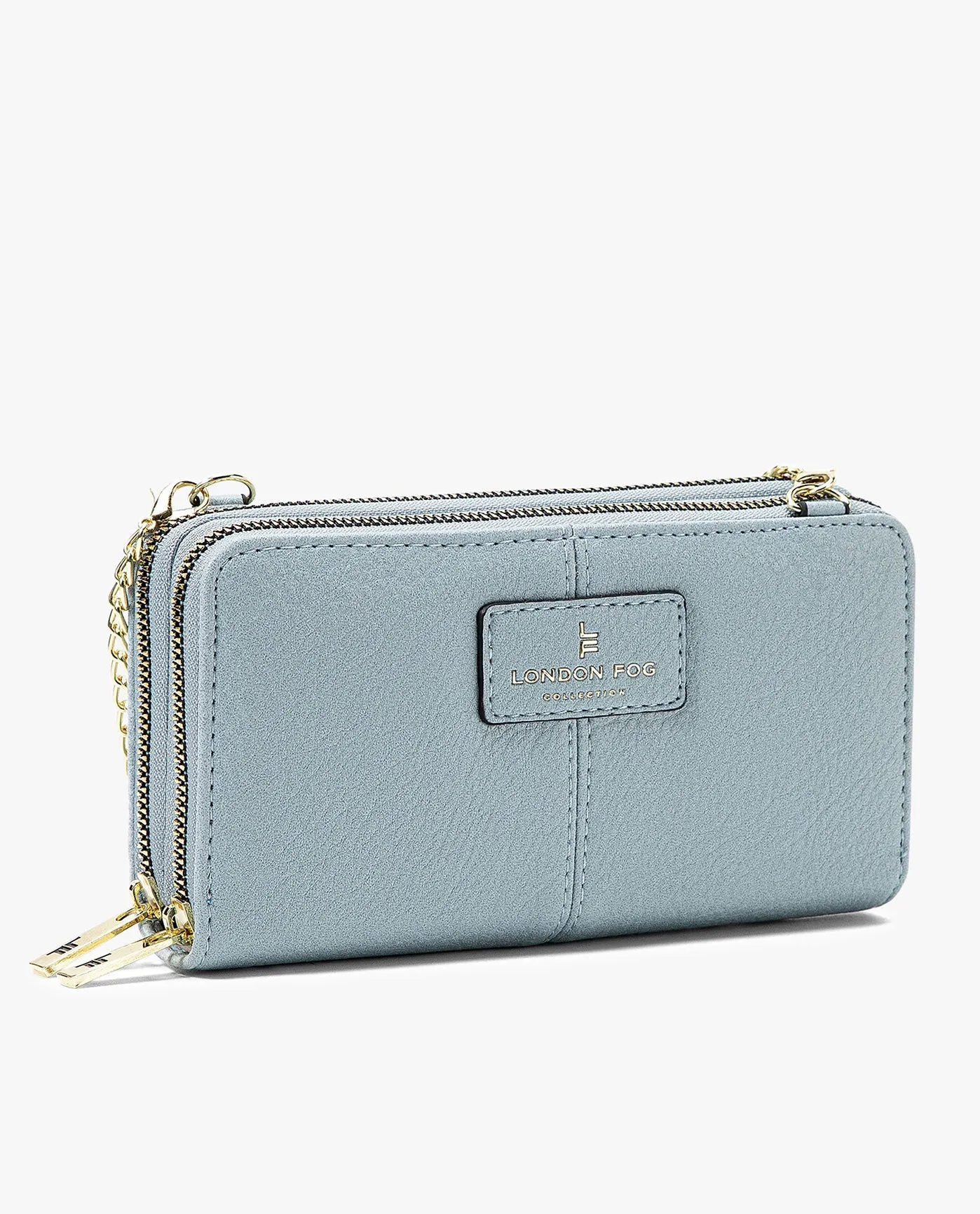 DIANA PEBBLE DOUBLE ZIP CROSSBODY BAG AND WALLET COMBO