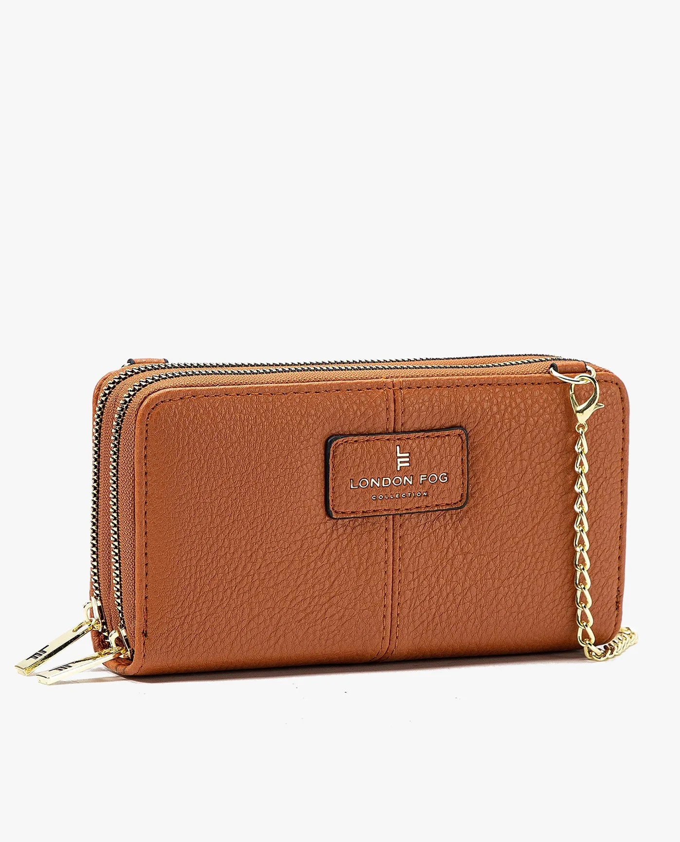 DIANA PEBBLE DOUBLE ZIP CROSSBODY BAG AND WALLET COMBO