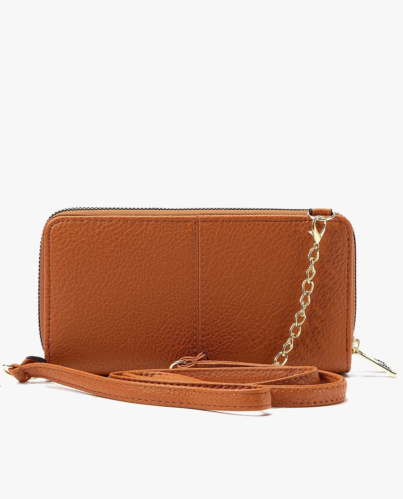 DIANA PEBBLE DOUBLE ZIP CROSSBODY BAG AND WALLET COMBO