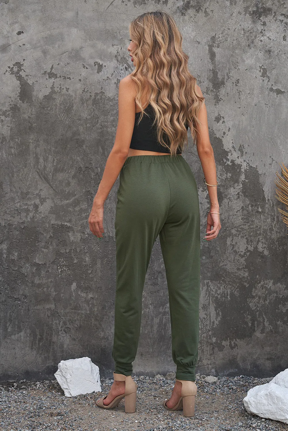 Drawstring Casual Pants