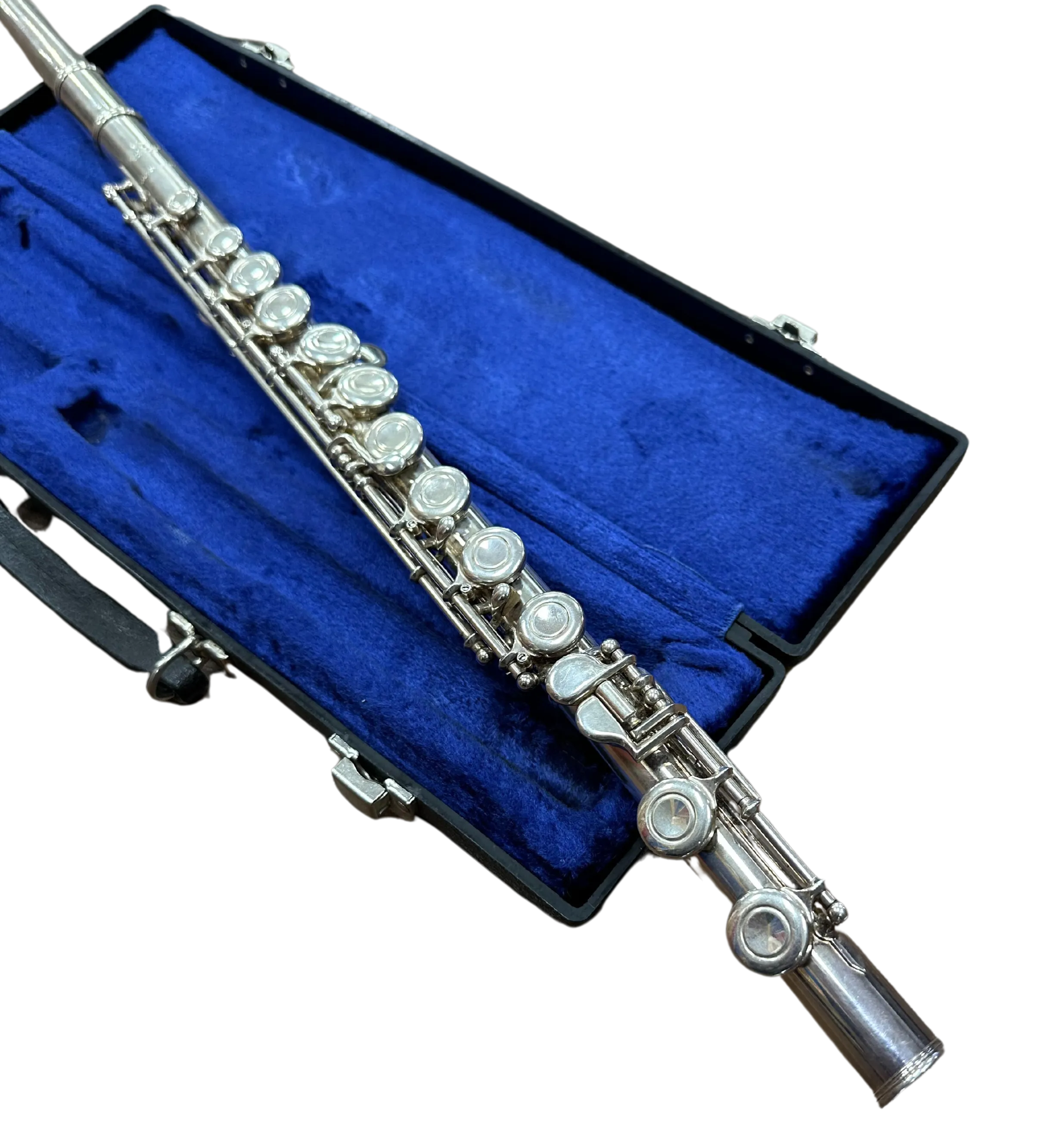 E. L. Deford Silver Flute W/ Hard Case