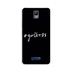 #GirlBoss Mobile Back Case for Gionee P7 Max (Design - 266)