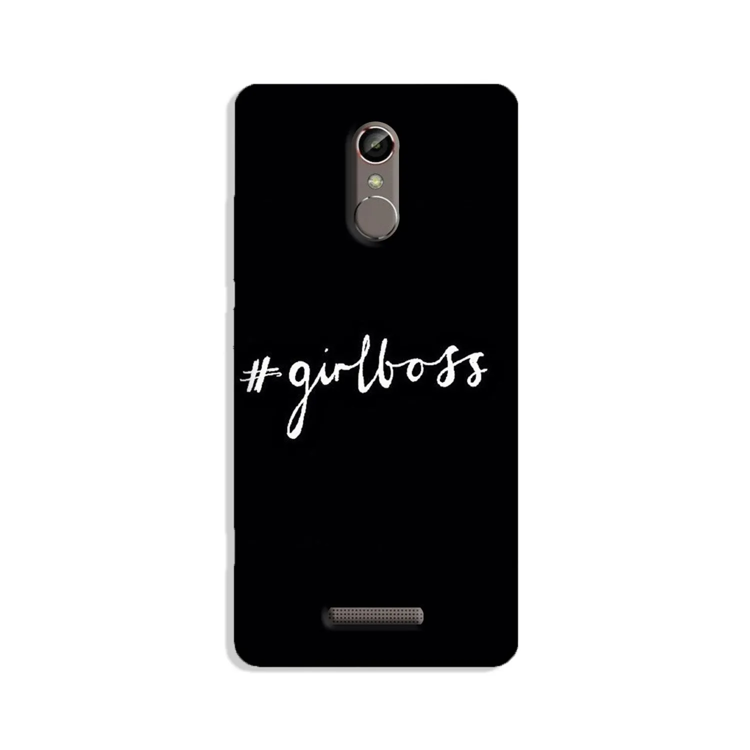 #GirlBoss Mobile Back Case for Gionee S6s (Design - 266)