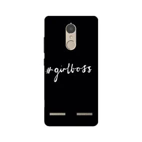 #GirlBoss Mobile Back Case for Lenovo K6 / K6 Power (Design - 266)