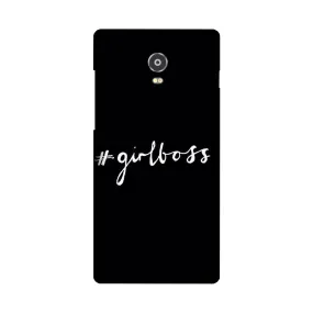 #GirlBoss Mobile Back Case for Lenovo Vibe P1 (Design - 266)