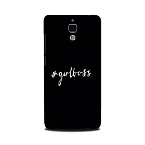 #GirlBoss Mobile Back Case for Mi 4 (Design - 266)