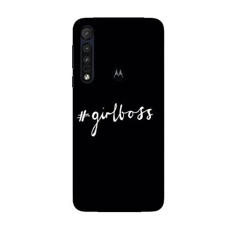 #GirlBoss Mobile Back Case for Moto G8 Plus (Design - 266)