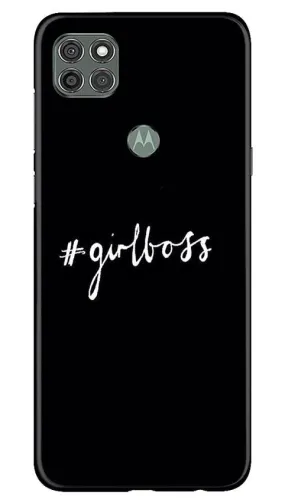 #GirlBoss Mobile Back Case for Moto G9 Power (Design - 266)