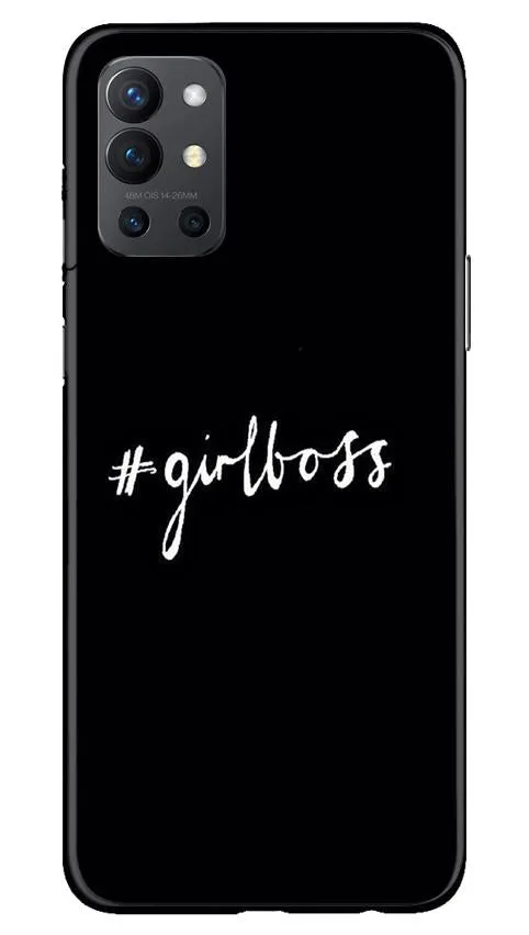 #GirlBoss Mobile Back Case for OnePlus 9R (Design - 266)